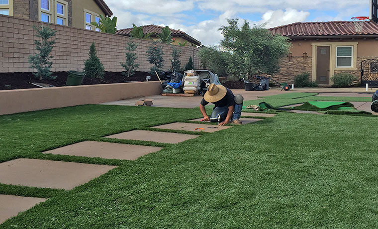 IntegriTurf contractor installation