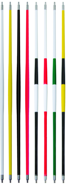 Jr. Tournament Flag Rods - Yellow & Black