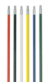 28" Flag Rods - Red